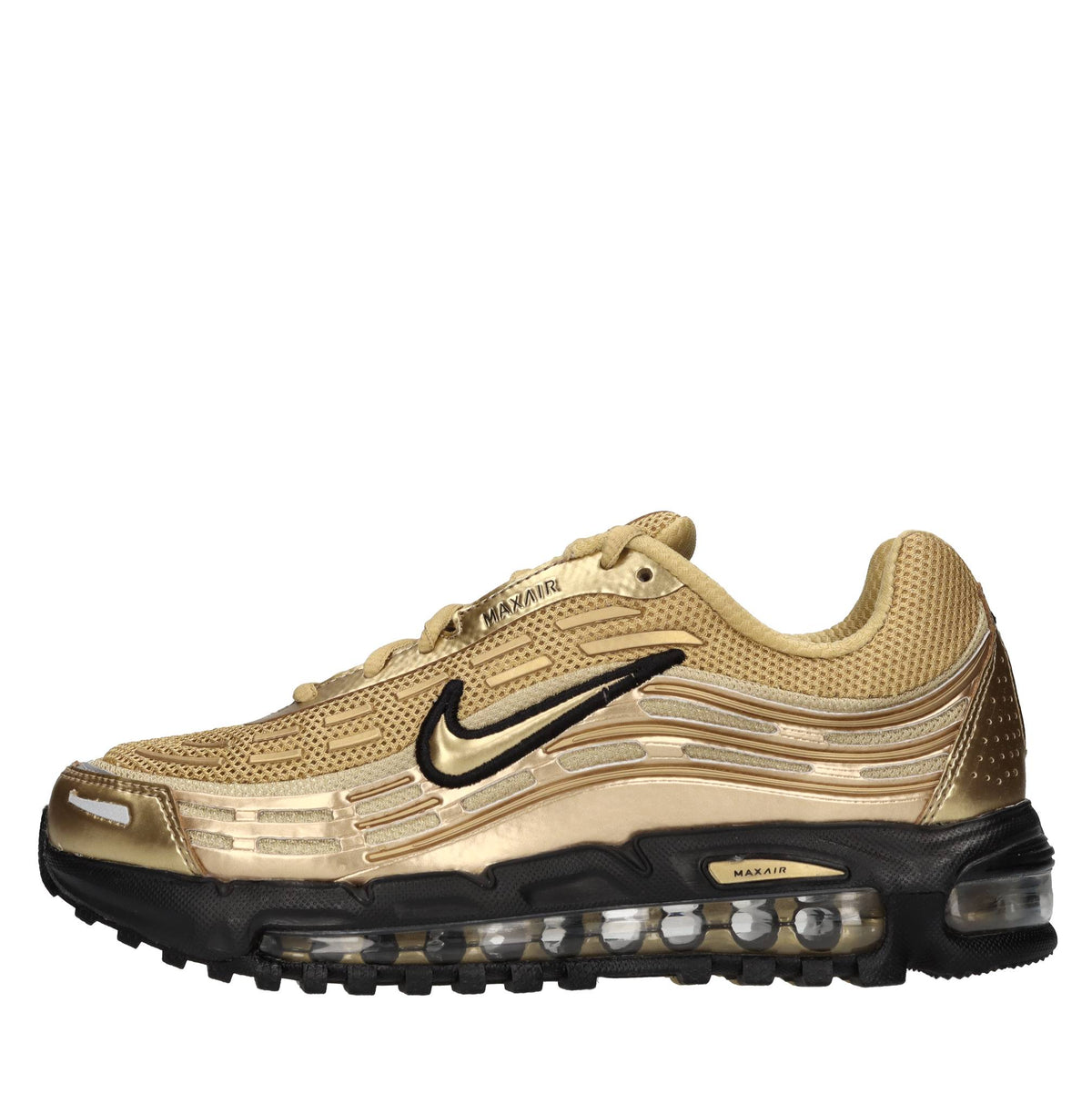 Sneakers in pelle, tessuto e altre materie 