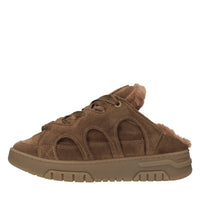 Sneakers slingback in camoscio 