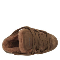 Sneakers slingback in camoscio 
