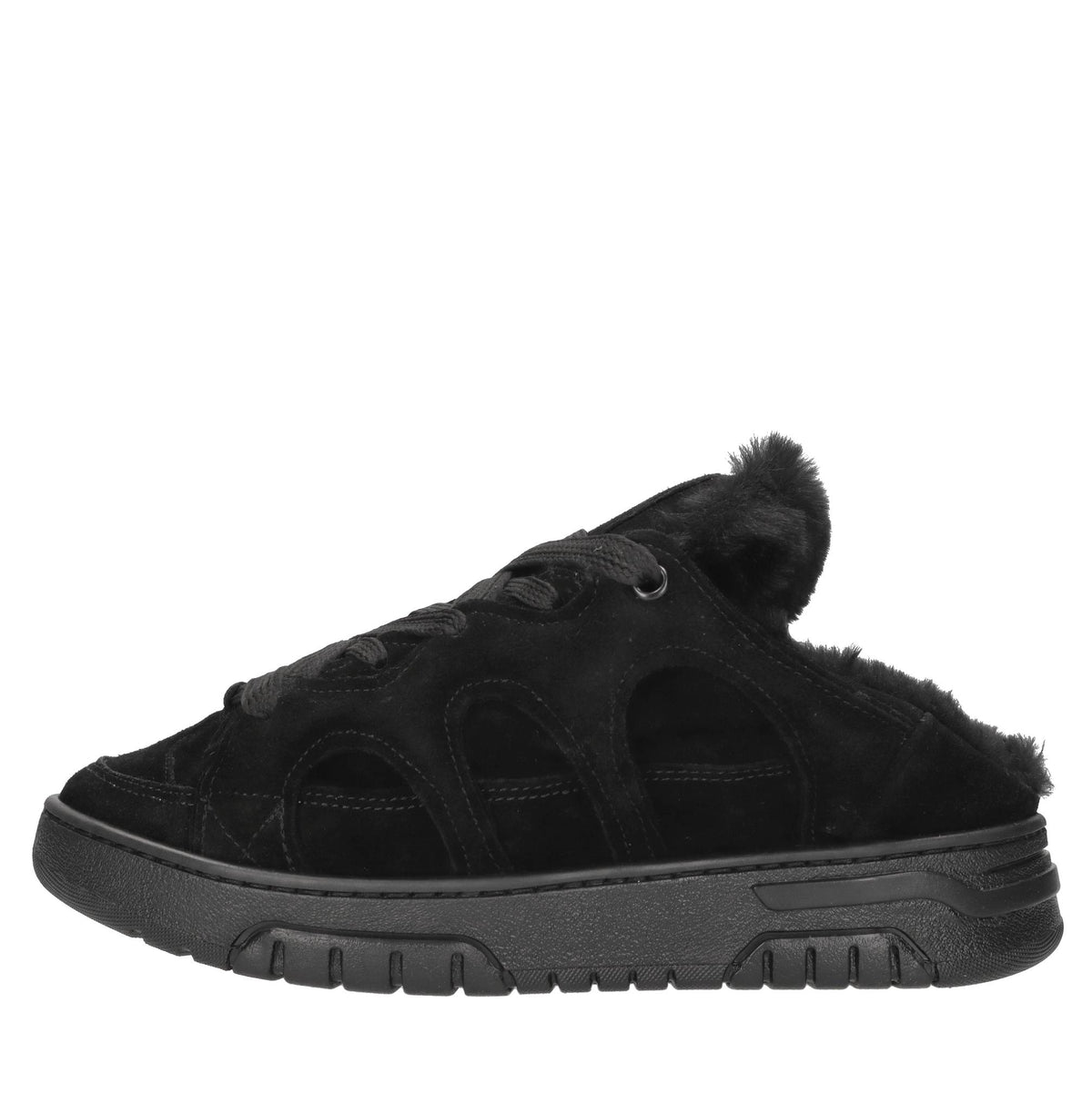 Sneakers slingback in camoscio 