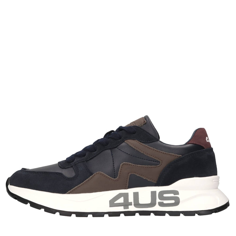 Sneakers in pelle e camoscio 