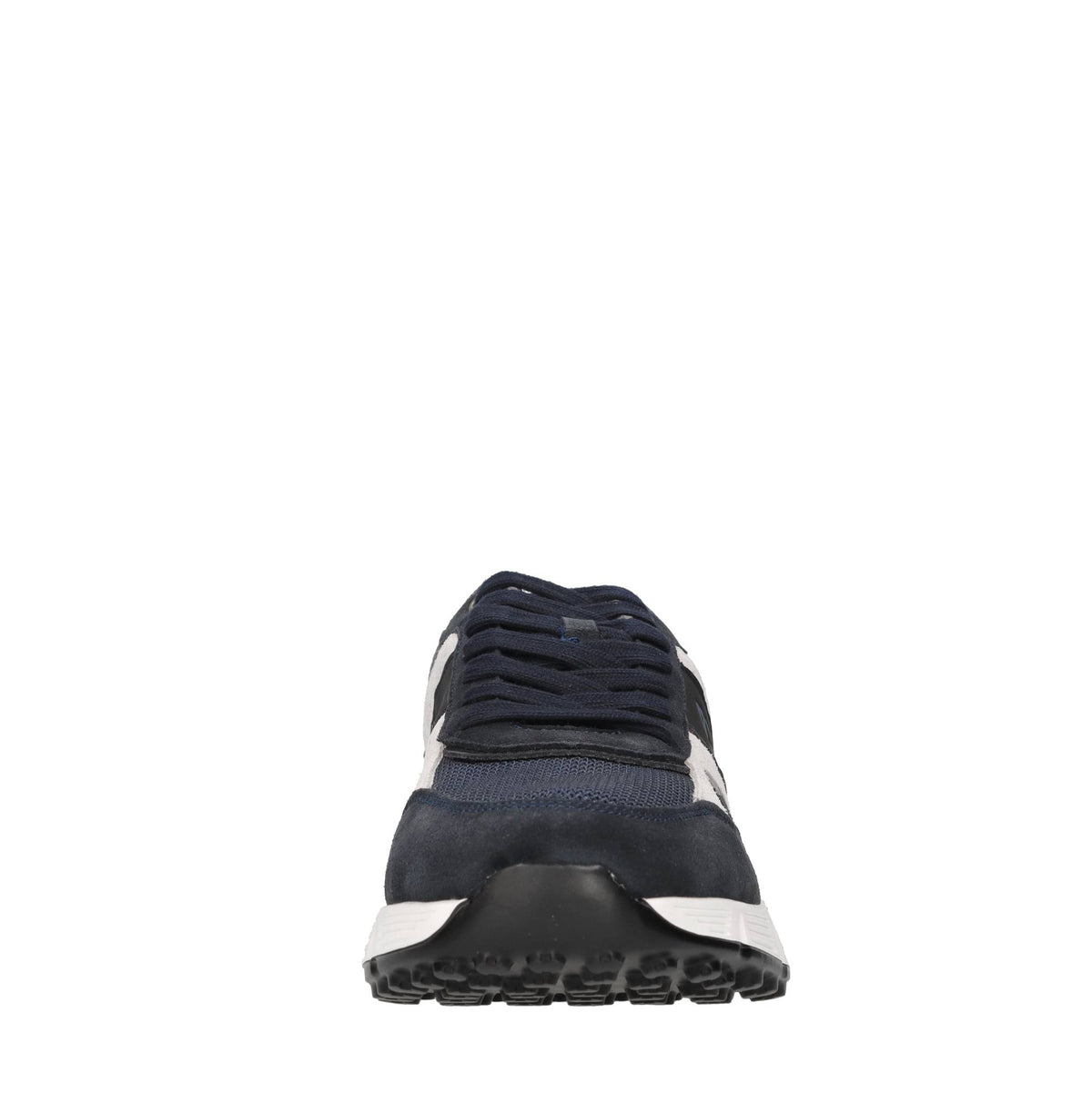 Sneakers in camoscio e tessuto 