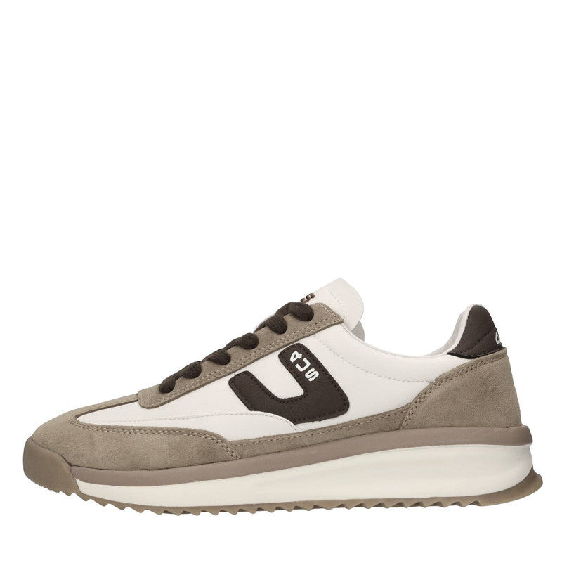 Sneakers in camoscio ed ecopelle 