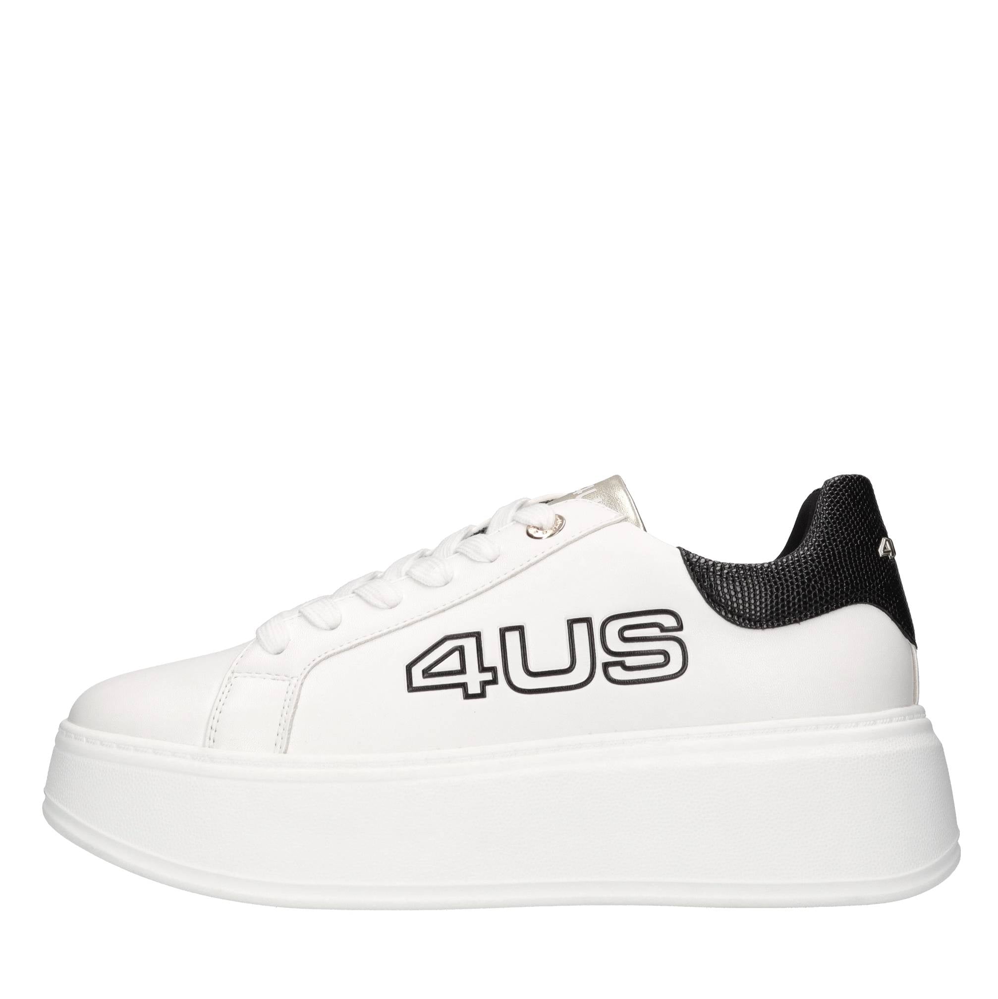 Sneakers in ecopelle e tessuto 