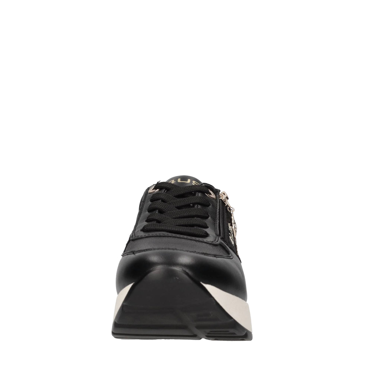 Sneakers in ecopelle e tessuto 