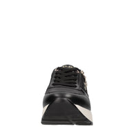 Sneakers in ecopelle e tessuto 