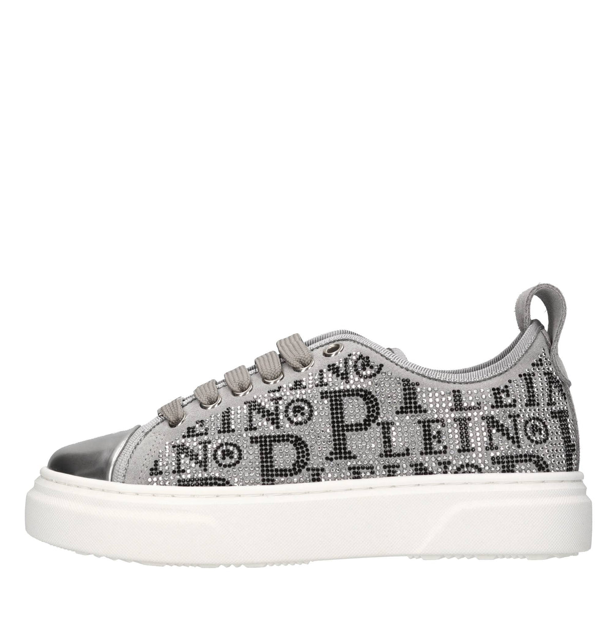Sneakers in camoscio e strass 