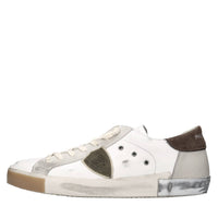Sneakers in pelle e camoscio 