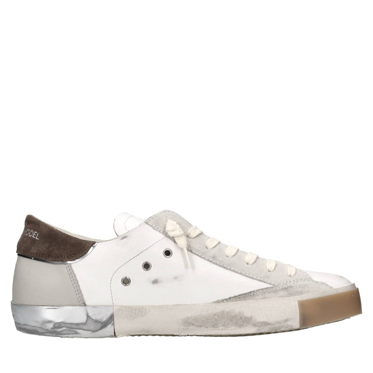 Sneakers in pelle e camoscio 