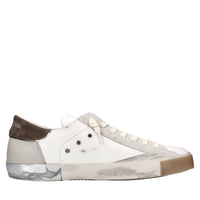 Sneakers in pelle e camoscio 