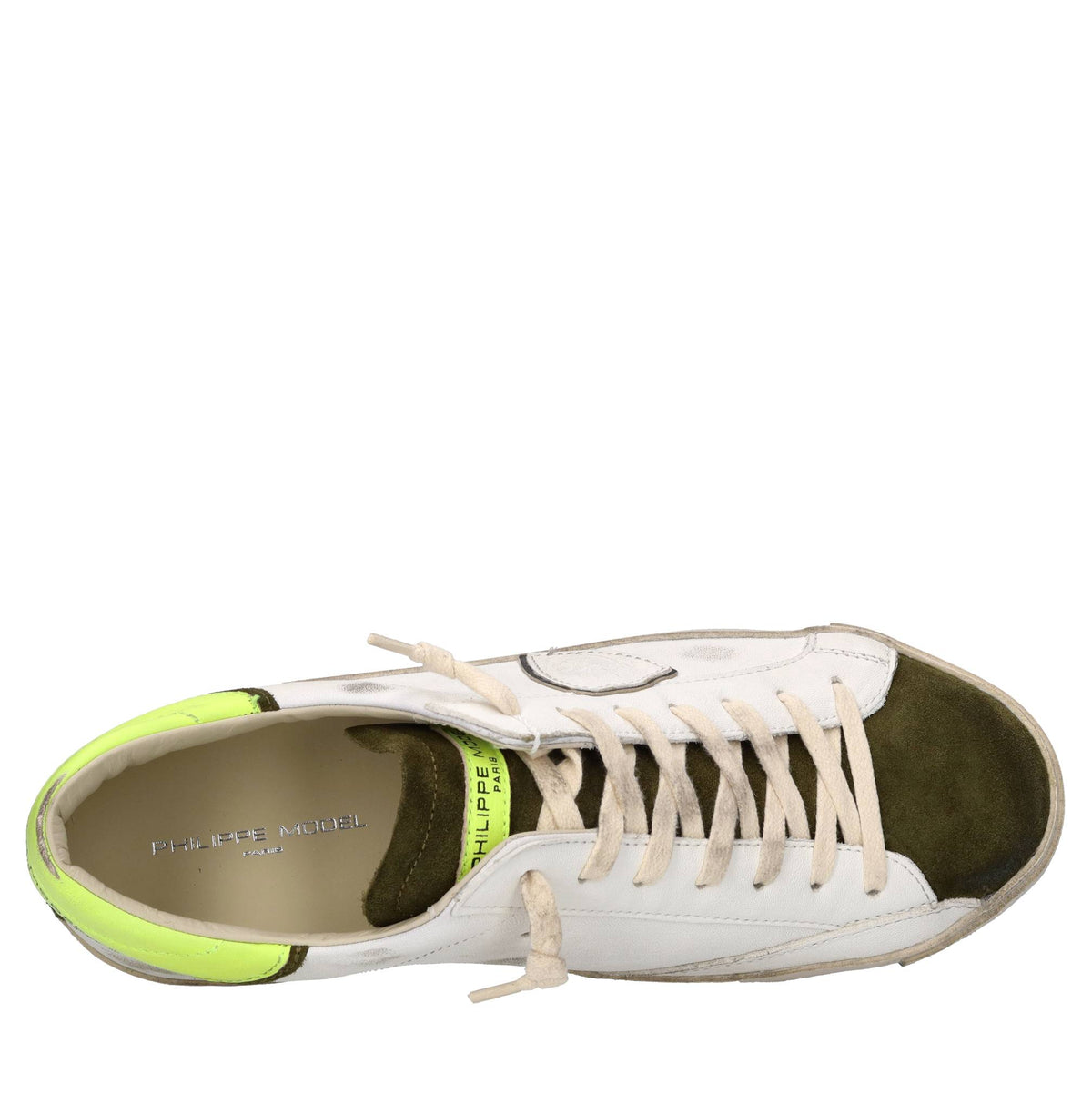 Sneakers in pelle e camoscio 