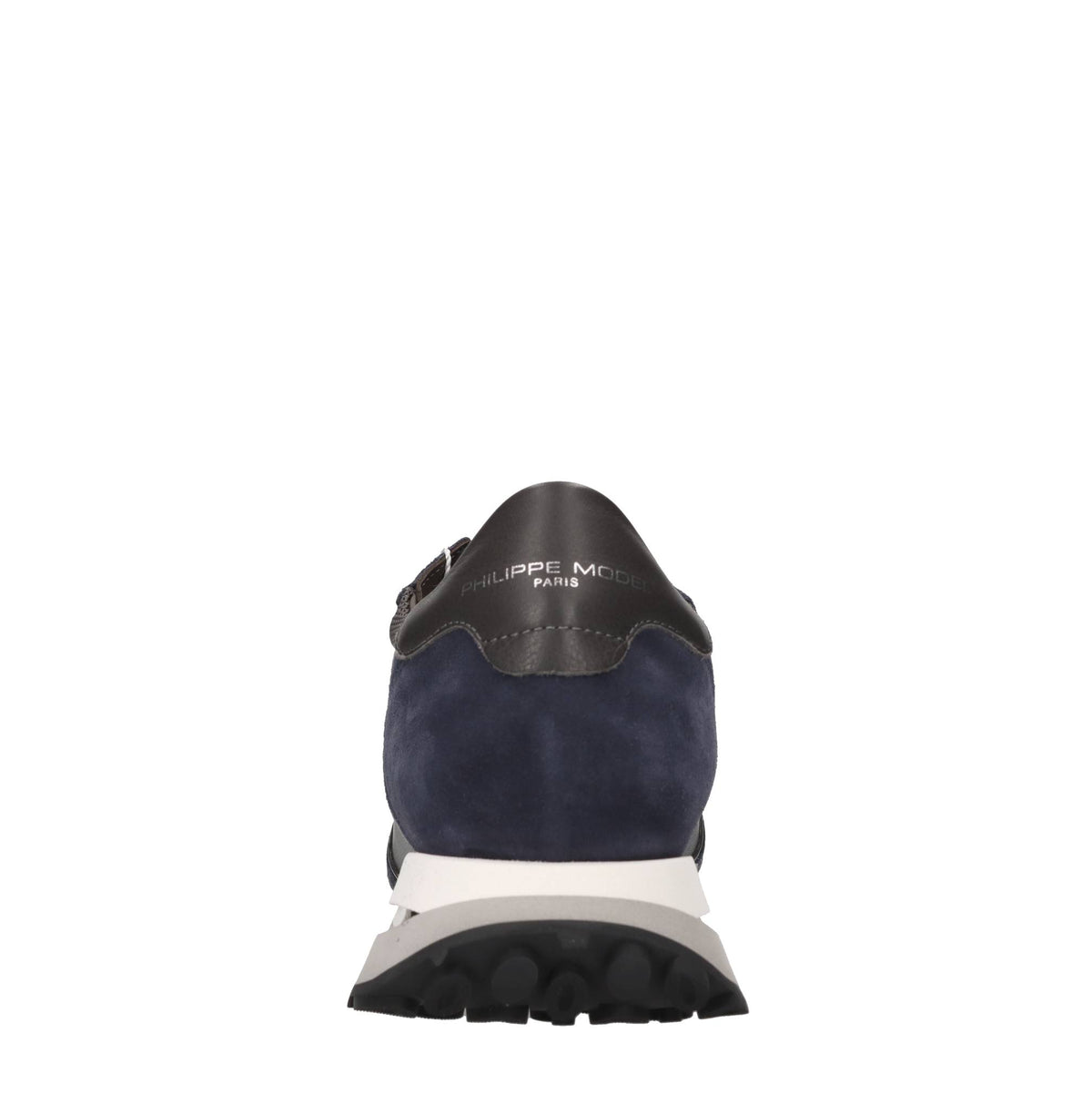 Sneakers in pelle, camoscio e tessuto 