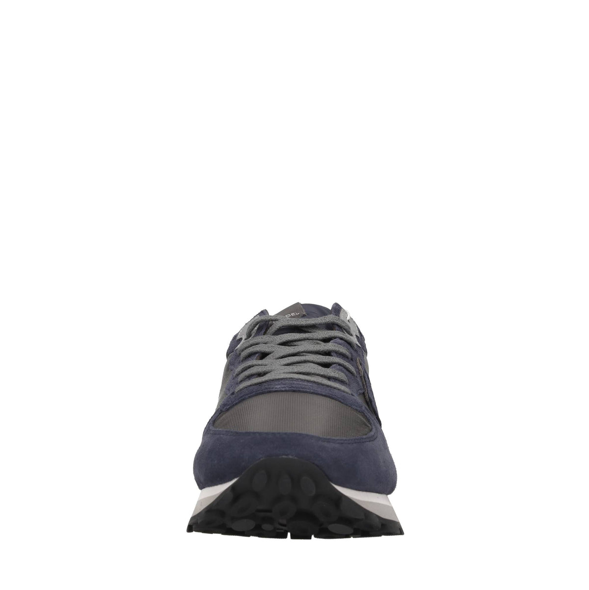 Sneakers in pelle, camoscio e tessuto 