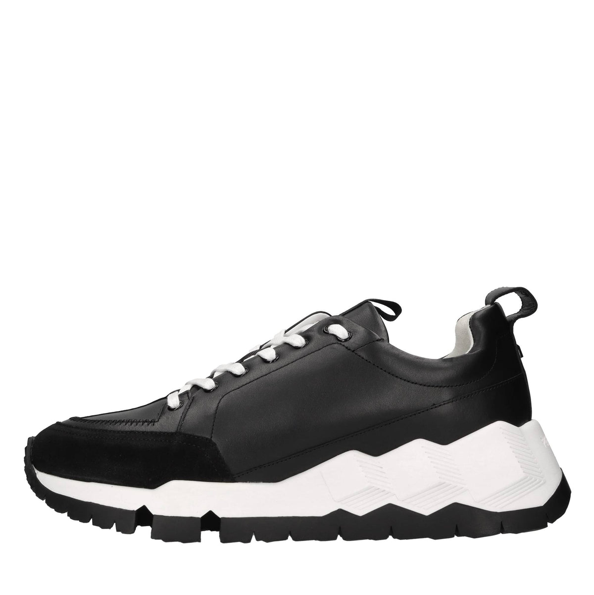 Sneakers in pelle e camoscio 