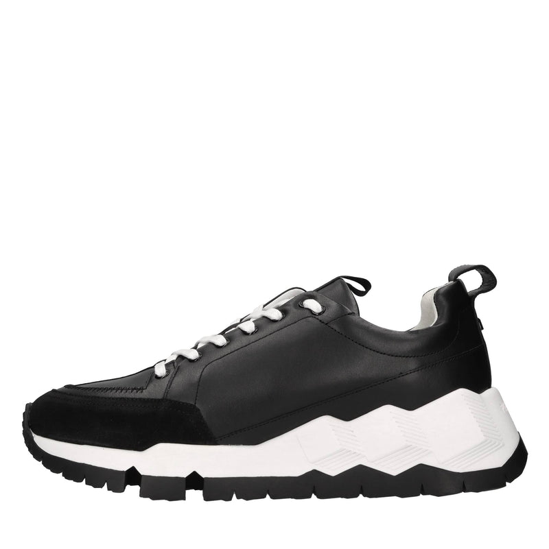 Sneakers in pelle e camoscio 