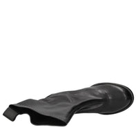 Tronchetti in pelle ed ecopelle elasticizzata 