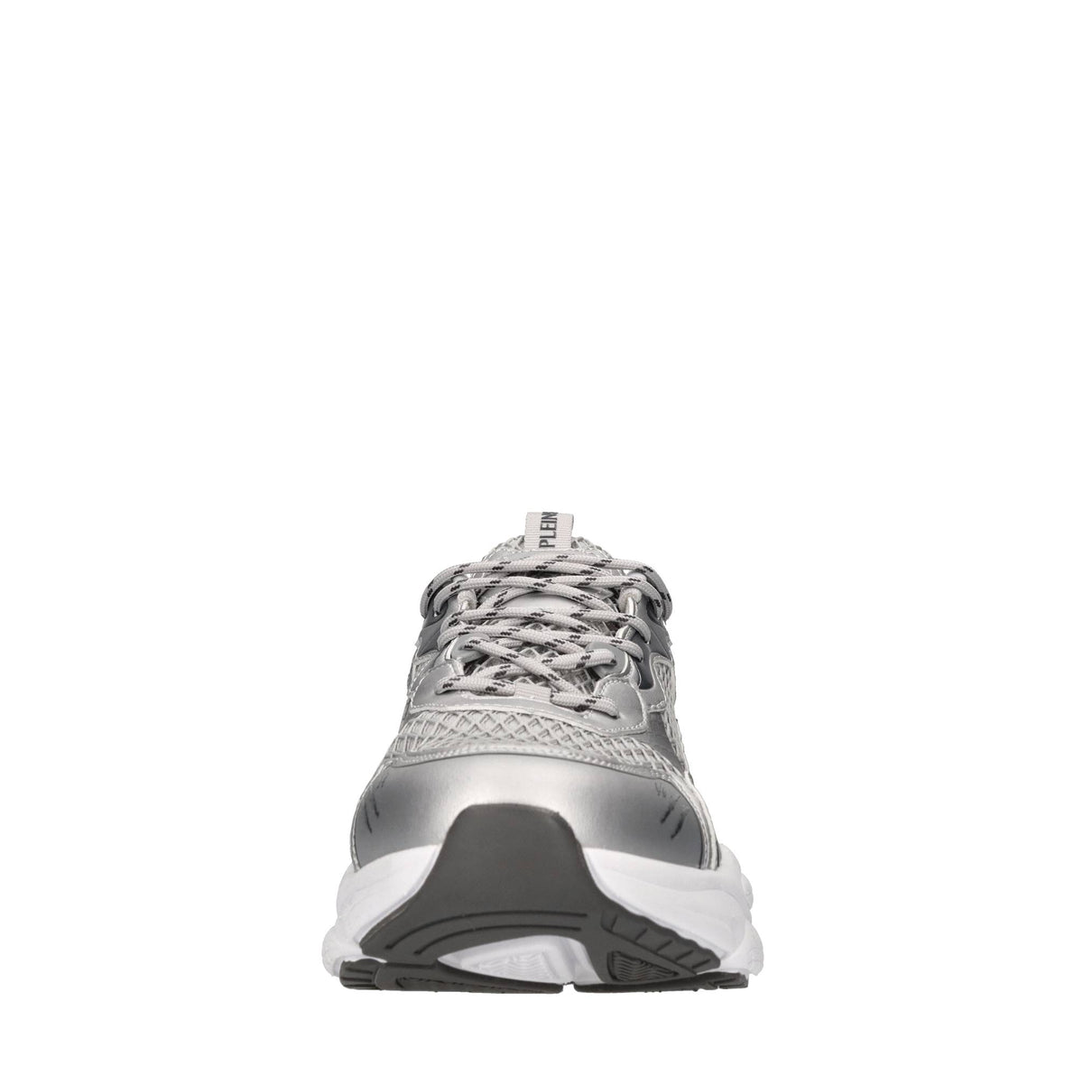Sneakers in ecopelle e tessuto 