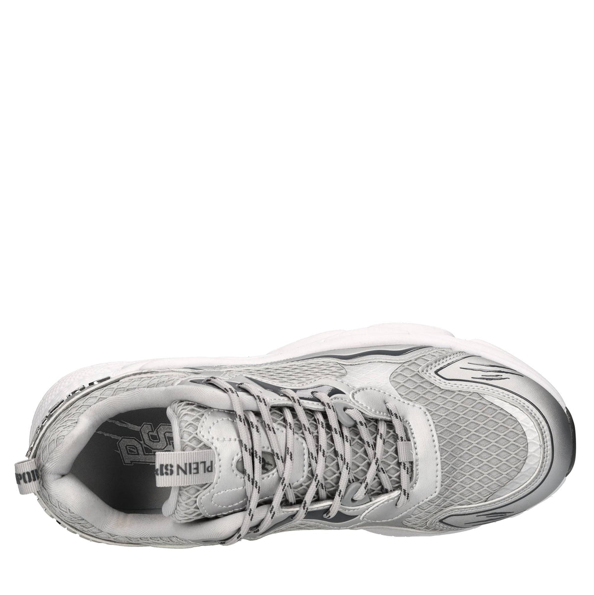 Sneakers in ecopelle e tessuto 