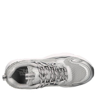 Sneakers in ecopelle e tessuto 