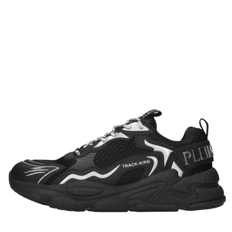 Sneakers in ecopelle e tessuto 