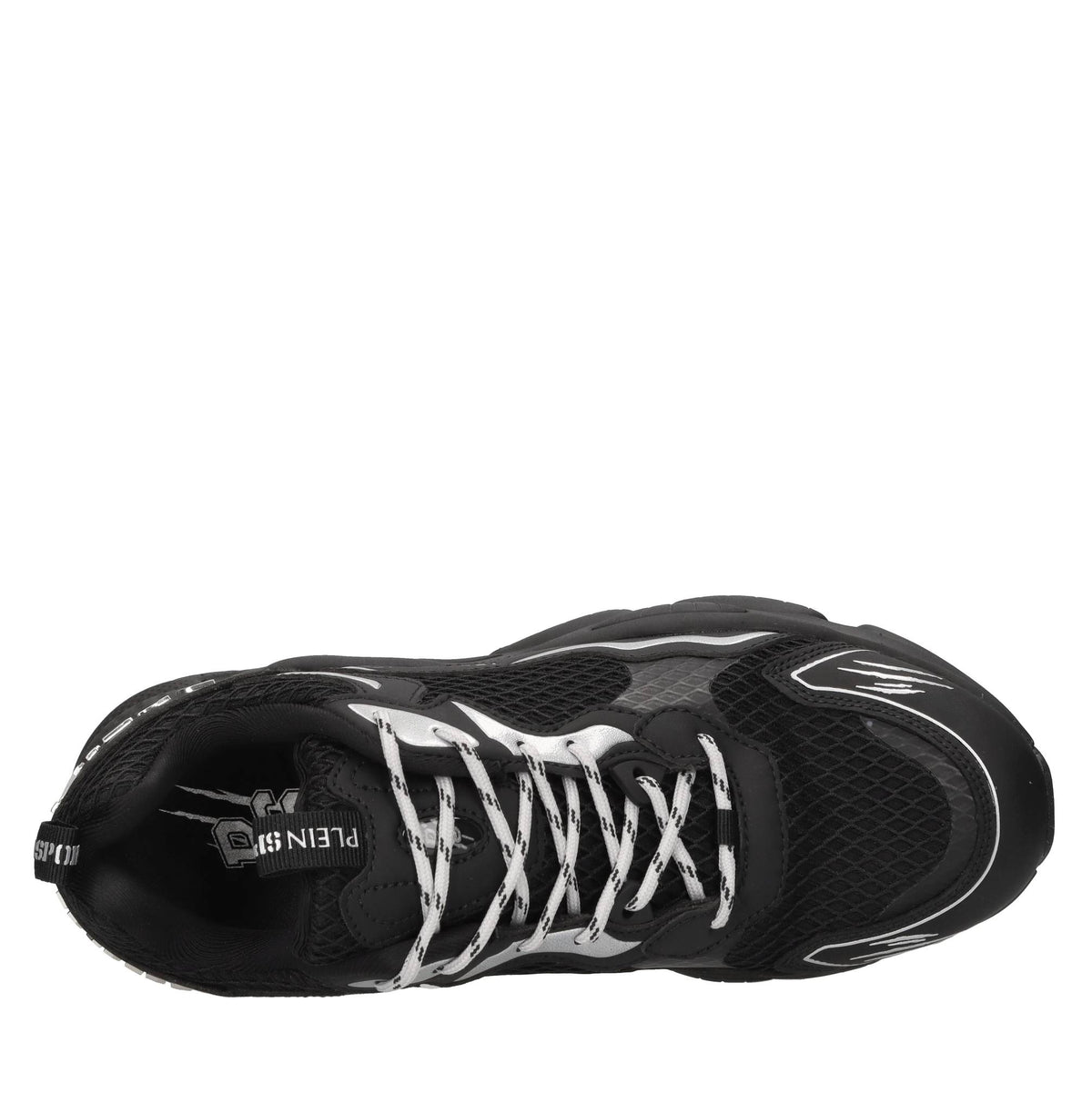 Sneakers in ecopelle e tessuto 