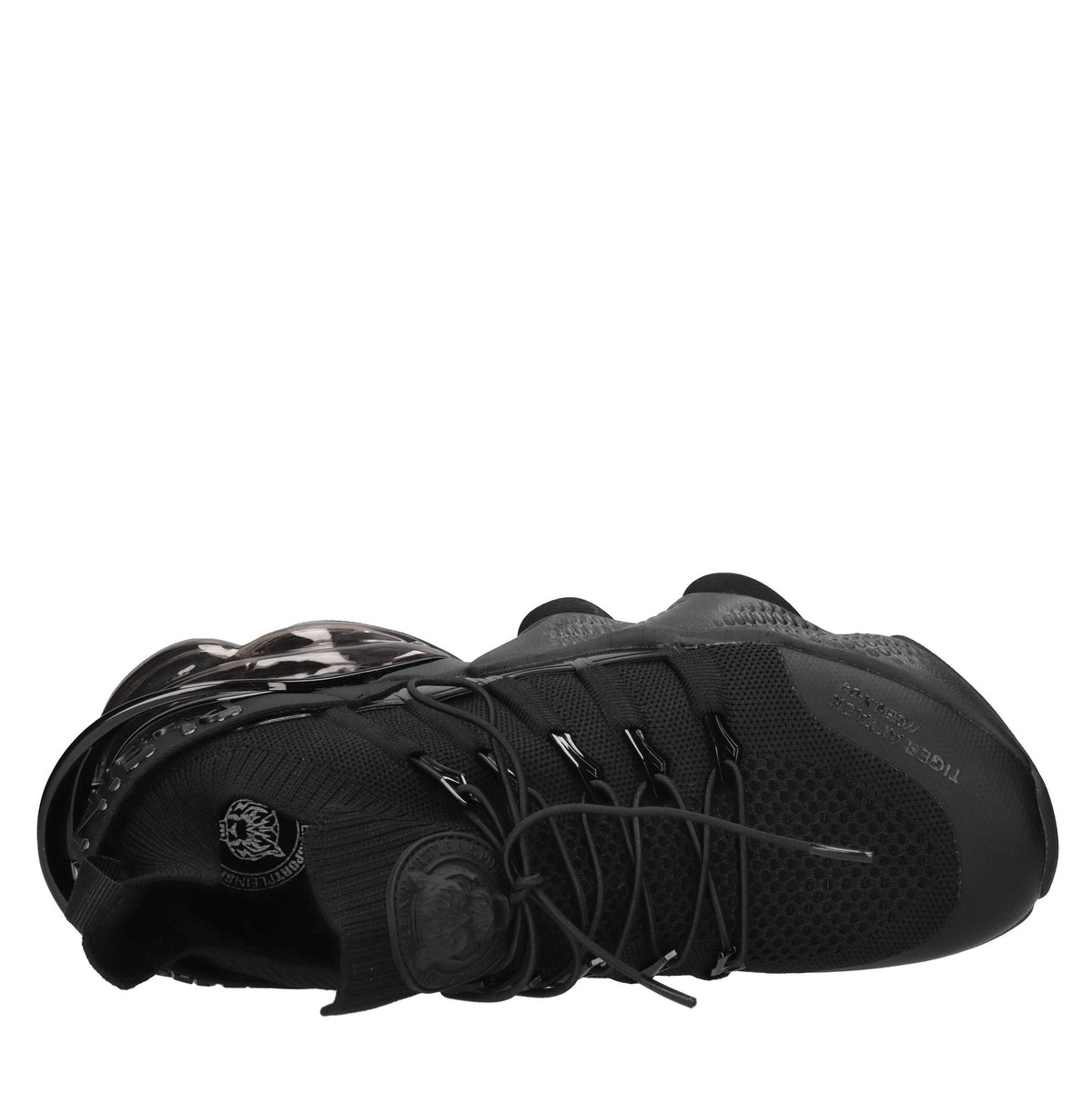 Sneakers slip-on in tessuto e altre materie 