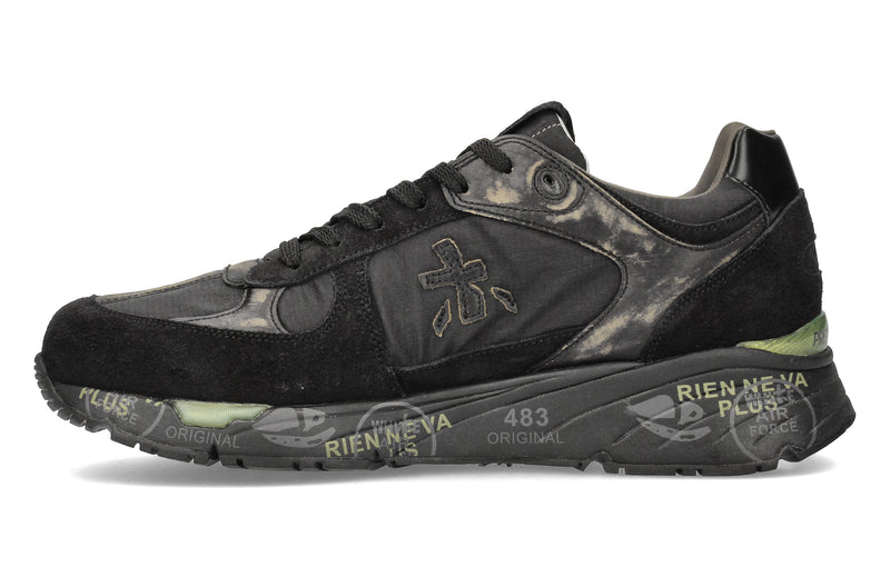Sneakers multimateriale 
