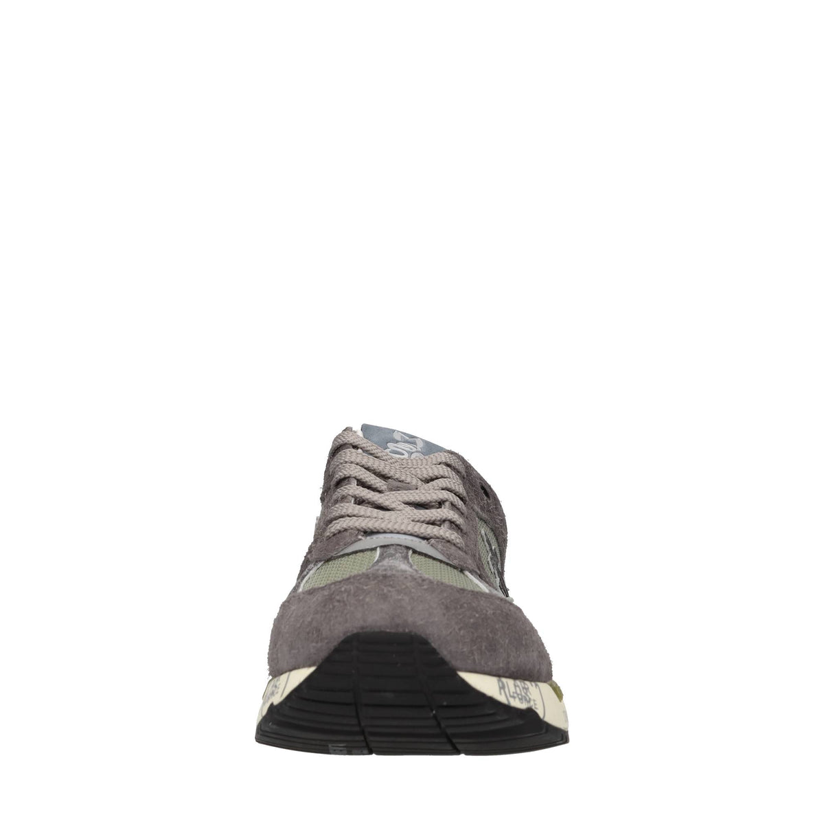 Sneakers in camoscio e tessuto 