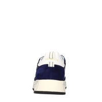Sneakers in camoscio ,pelle e tessuto 