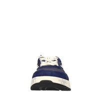 Sneakers in camoscio ,pelle e tessuto 