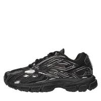 Sneakers in ecopelle e tessuto 