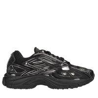 Sneakers in ecopelle e tessuto 