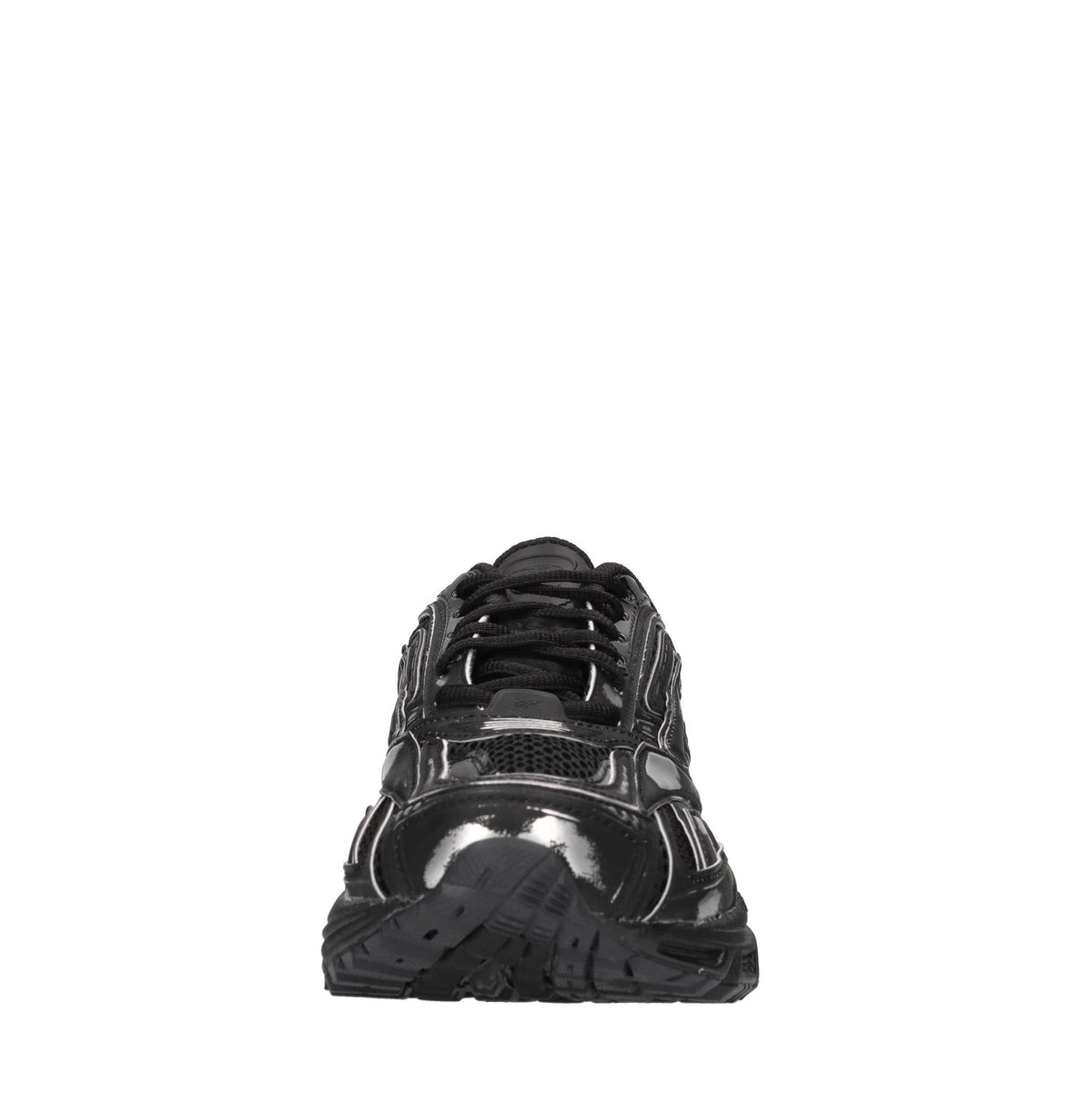 Sneakers in ecopelle e tessuto 