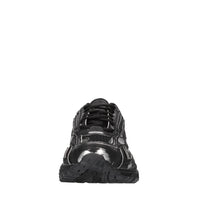 Sneakers in ecopelle e tessuto 