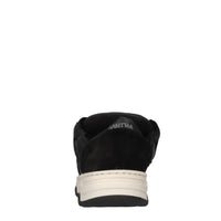 Sneakers in tessuto e camoscio 