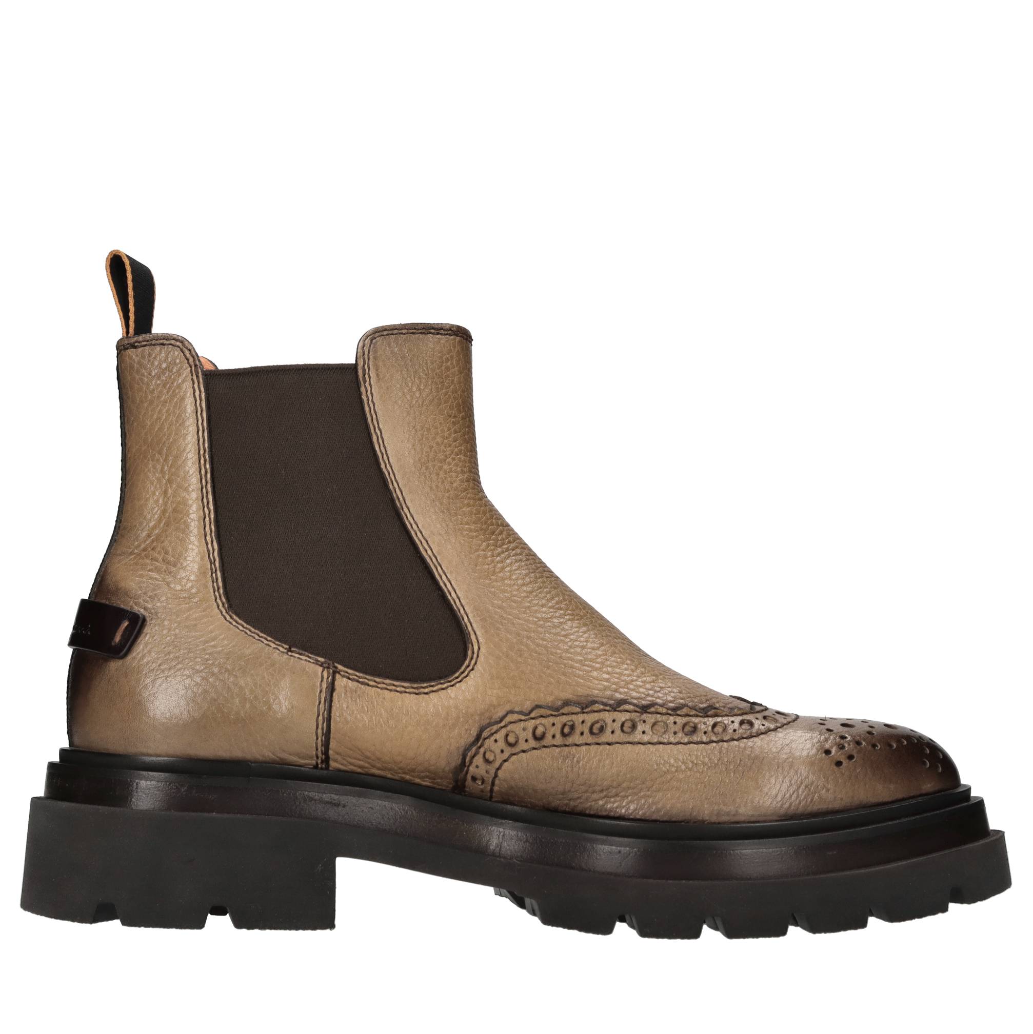 Stivaletti beatles in pelle 