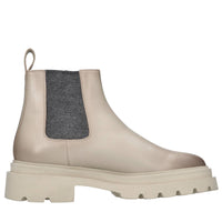 Stivaletti beatles in pelle 