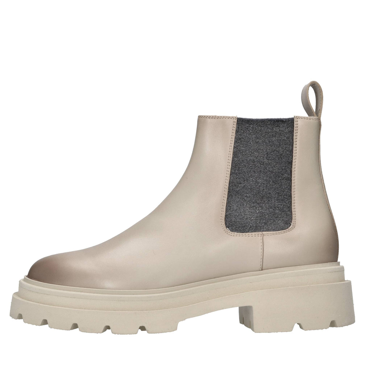 Stivaletti beatles in pelle 