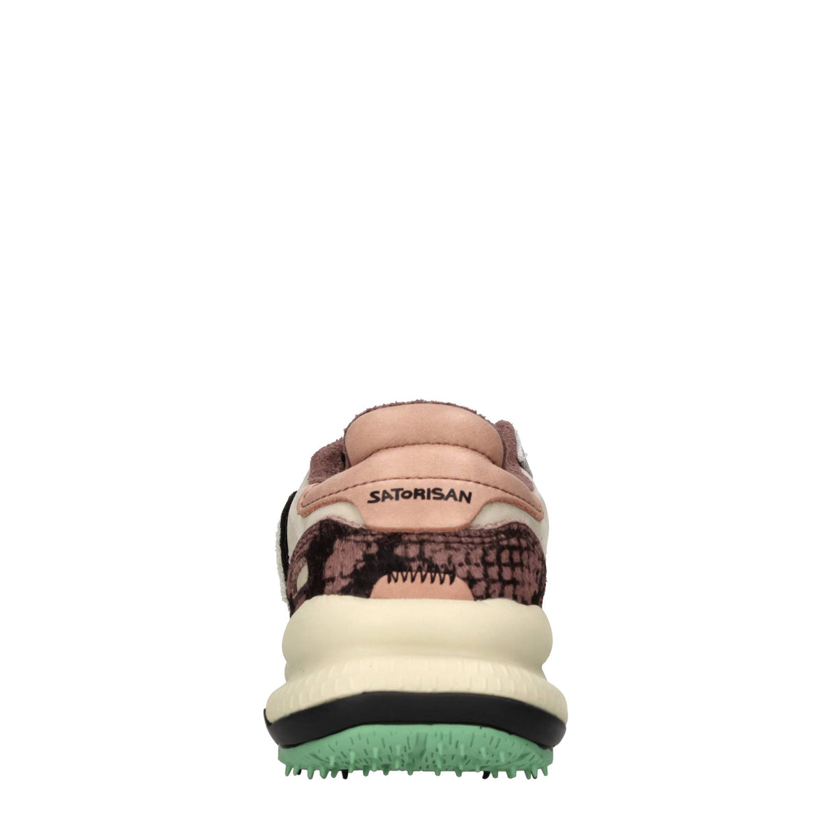 Sneakers in camoscio e pelle 