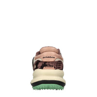 Sneakers in camoscio e pelle 