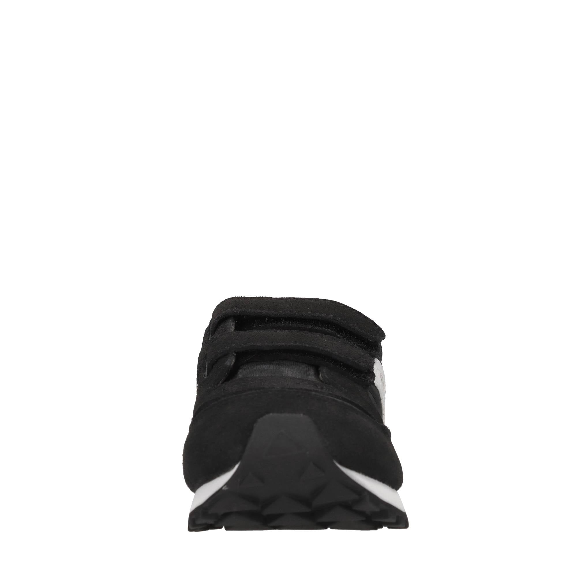 Sneakers in camoscio e tessuto 