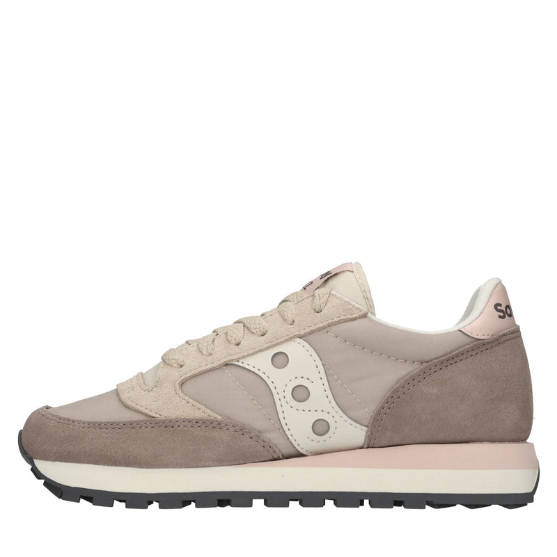 Sneakers in camoscio e tessuto 