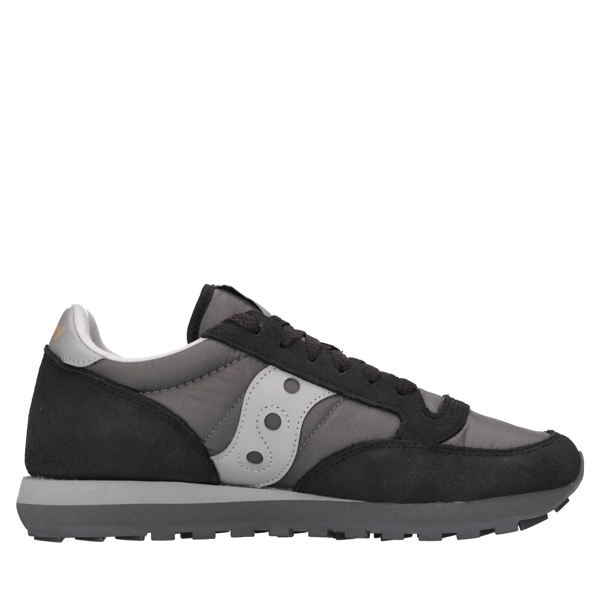 Sneakers in camoscio e tessuto 