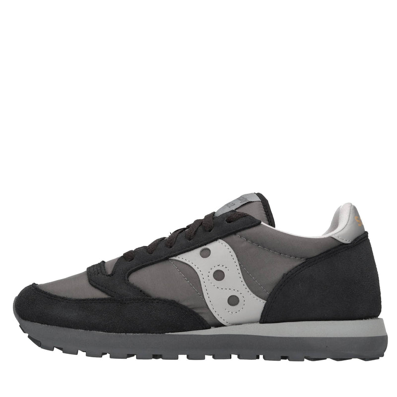 Sneakers in camoscio e tessuto 