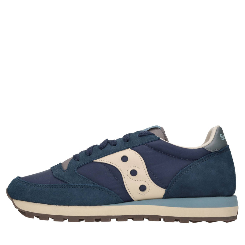 Sneakers in camoscio e tessuto 
