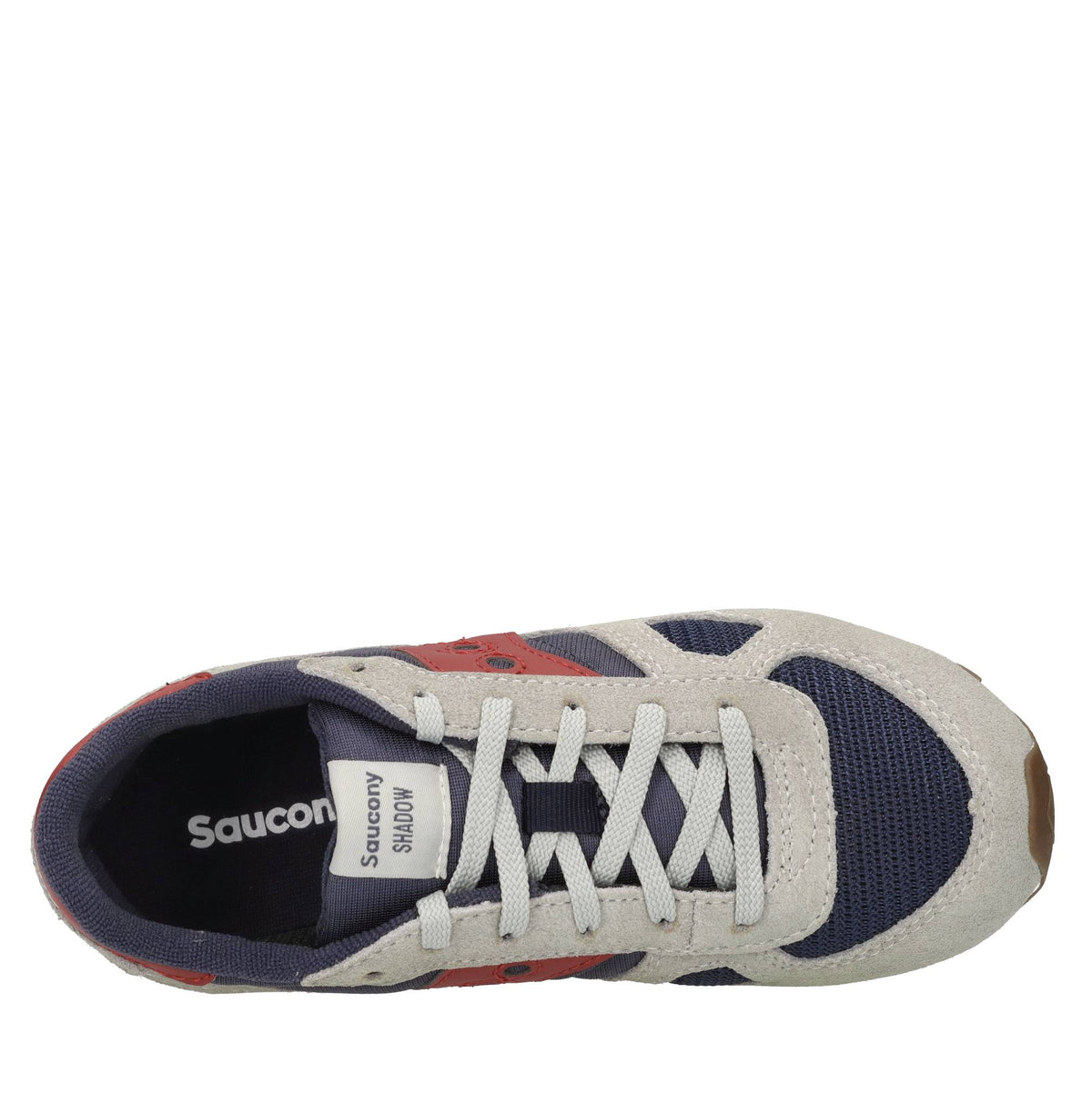 Sneakers in camoscio e tessuto 