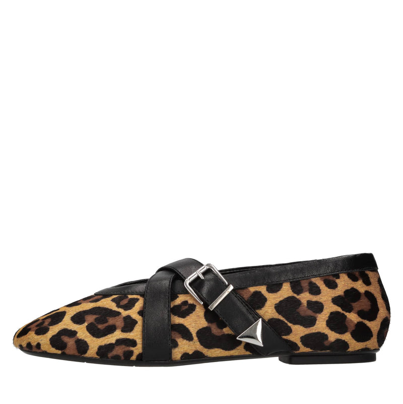 Ballerine in cavallino ed ecopelle 