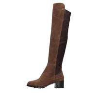 Stivali cuissard Emily in camoscio ed ecopelle 