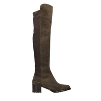 Stivali cuissard Emily in camoscio ed ecopelle 