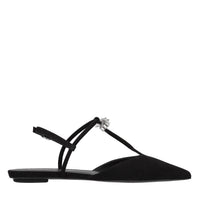 Ballerine slingback in camoscio 